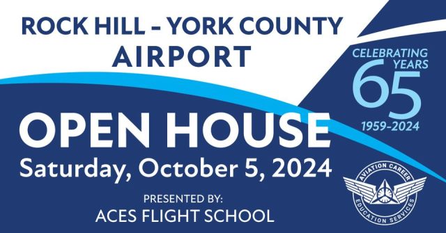 Rock Hill – York County Airport to Celebrate 65th Anniversary with Open House Event