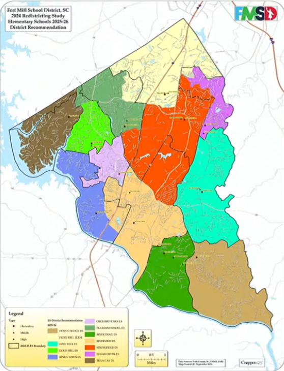 Special Called Fort Mill School Board Meeting With New Proposed School Assignment Maps