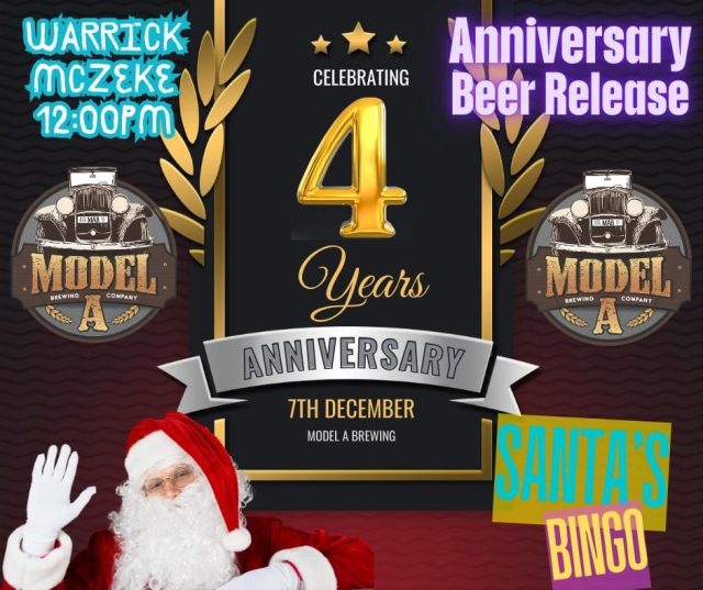 Model A Brewing Celebrates 4 Years with Festivities, Live Music, and a Special Brew!