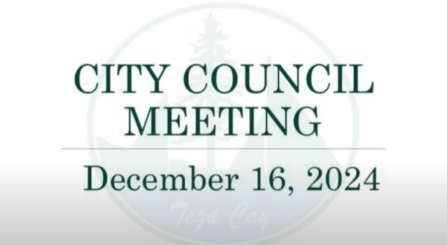 Summary of Tega Cay City Council Meeting, December 16, 2024