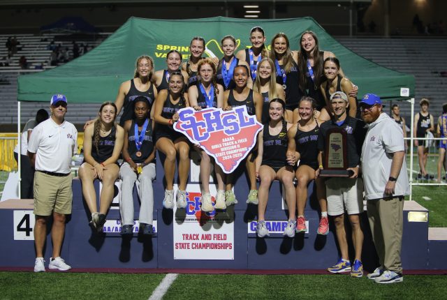 Fort Mill Girls Celebrate State Title Triumph; Local Athletes Shine at SC 5A Division II Track & Field Championships with 8 Individual Wins