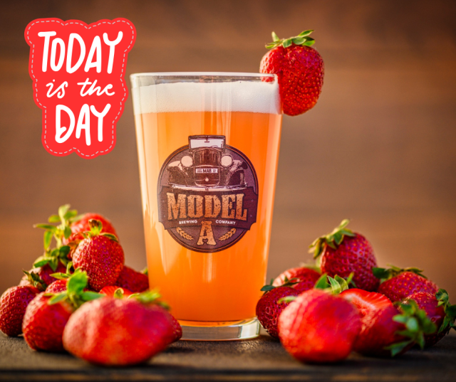 Strawberry Kölsch Release Party Rocks Model A Brewing Today with 90’s Vibes and Award-Winning Beer