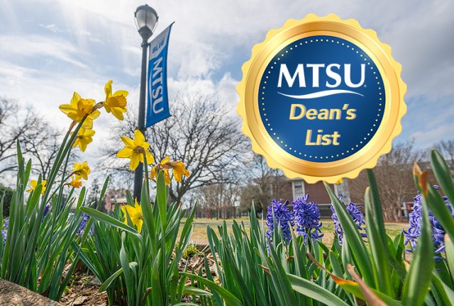 Local students among 5,986 undergrad scholars on MTSU’s spring 2025 dean’s list