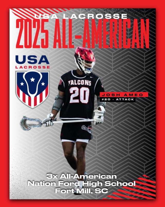 Congratulations to Josh Ameo – 2025 USA Lacrosse All-American!