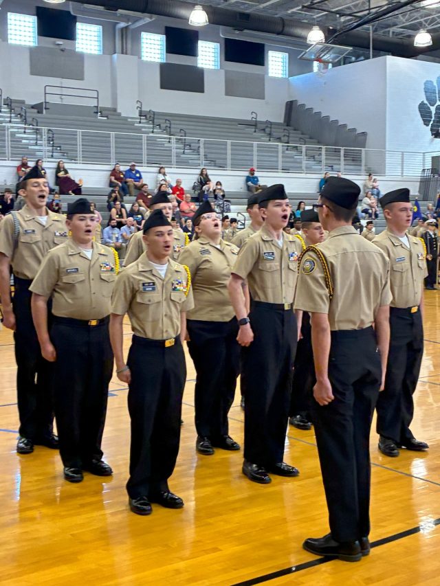 York Comprehensive High School NJROTC Hosts Annual Inspection Ceremony