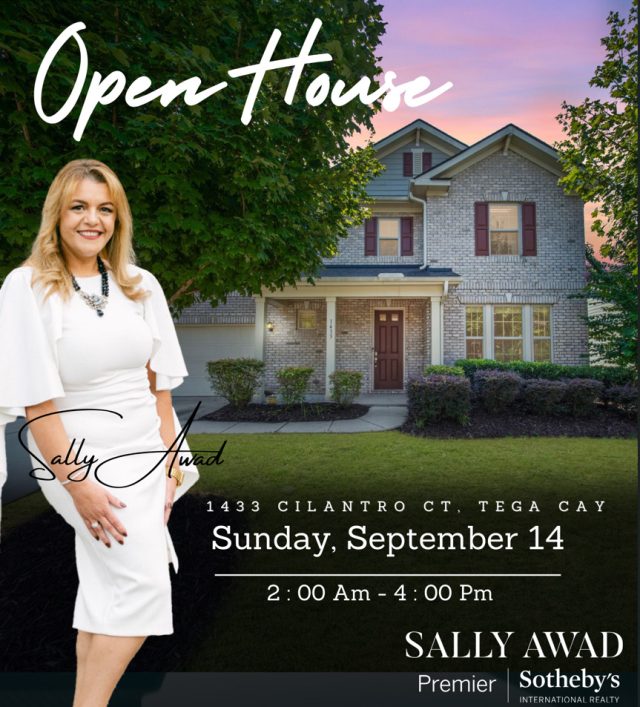 Open House in Tega Cay – Sunday, September 14