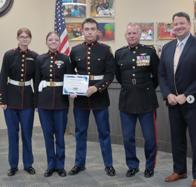 Fort Mill High School MCJROTC Named Naval Honor School