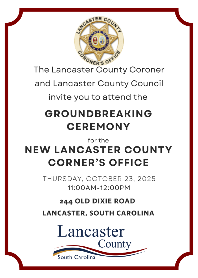 Lancaster County to Hold Groundbreaking Ceremony for New Coroner’s Facility