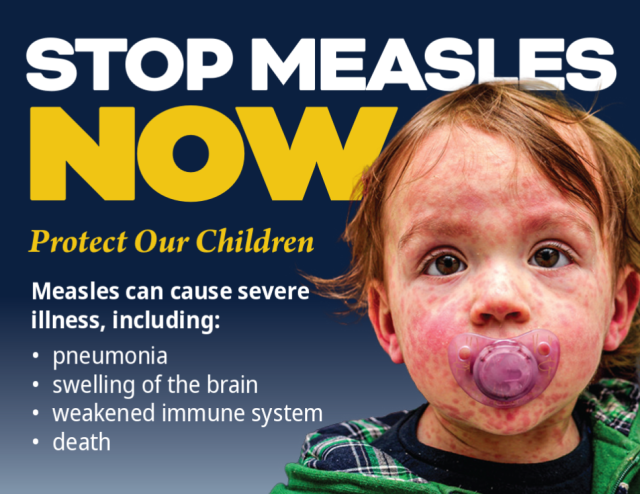 DPH Confirms 5 new Measles Cases in Upstate Outbreak, Bringing Outbreak Total to 49, Total Reported This Year to 52