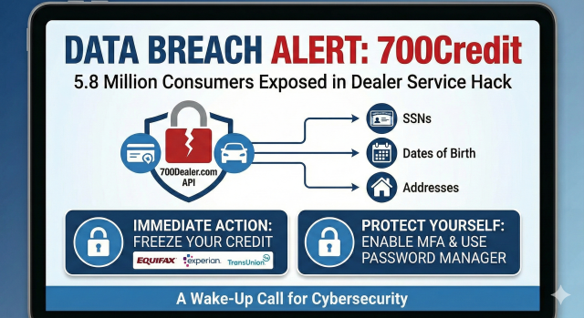 5.8 Million Consumers Exposed in Massive Automotive Dealer Service Hack