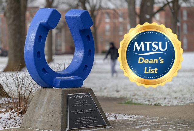 Local MTSU students among 6,647 undergrad scholars on Fall 2025 Dean’s List