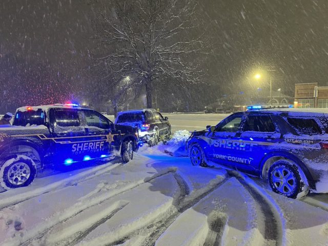 York County Driver Charged with DUI After Vehicle Gets Stuck in Snow