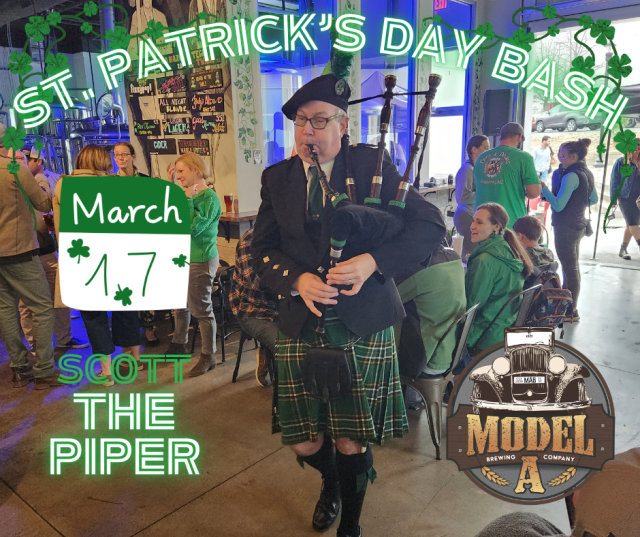 A Proper Highland Welcome: St. Patrick’s Day at Model A Brewing