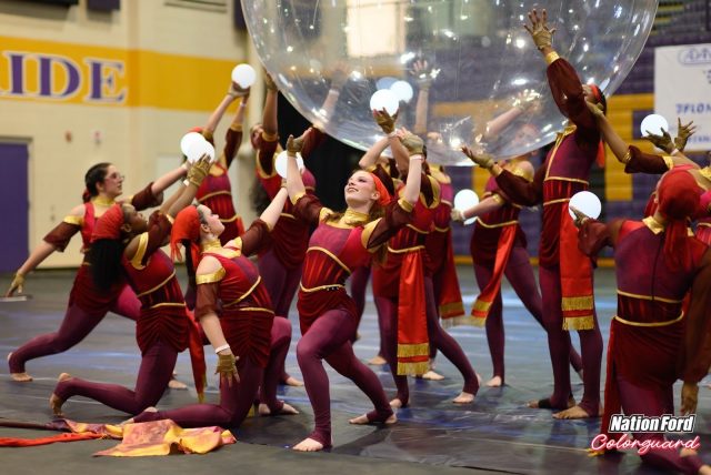 Nation Ford High School Varsity Winterguard Wins Gold Medal in National Competition at WGI Charlotte Regional+