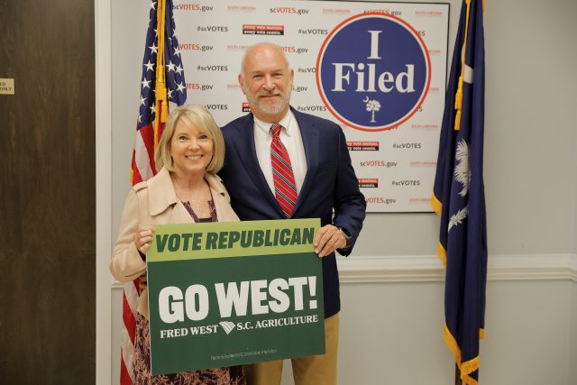 Fred West Files for South Carolina Commissioner of Agriculture