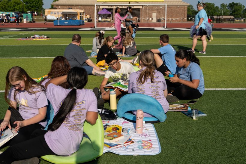 York School District One Hosts Successful Family Literacy Nigh Under the Lights