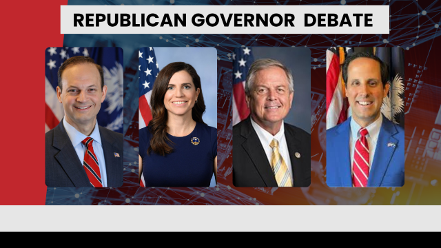 Four candidates square off in first SC Republican gubernatorial debate at Newberry Opera House