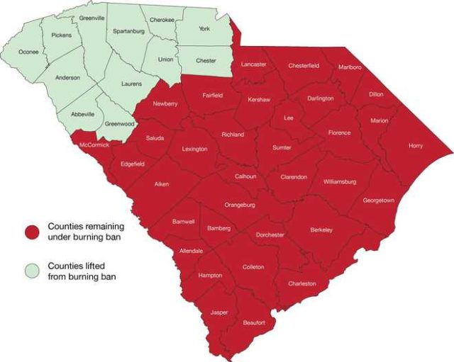 Burn Ban Lifted in York County After Recent Rainfall